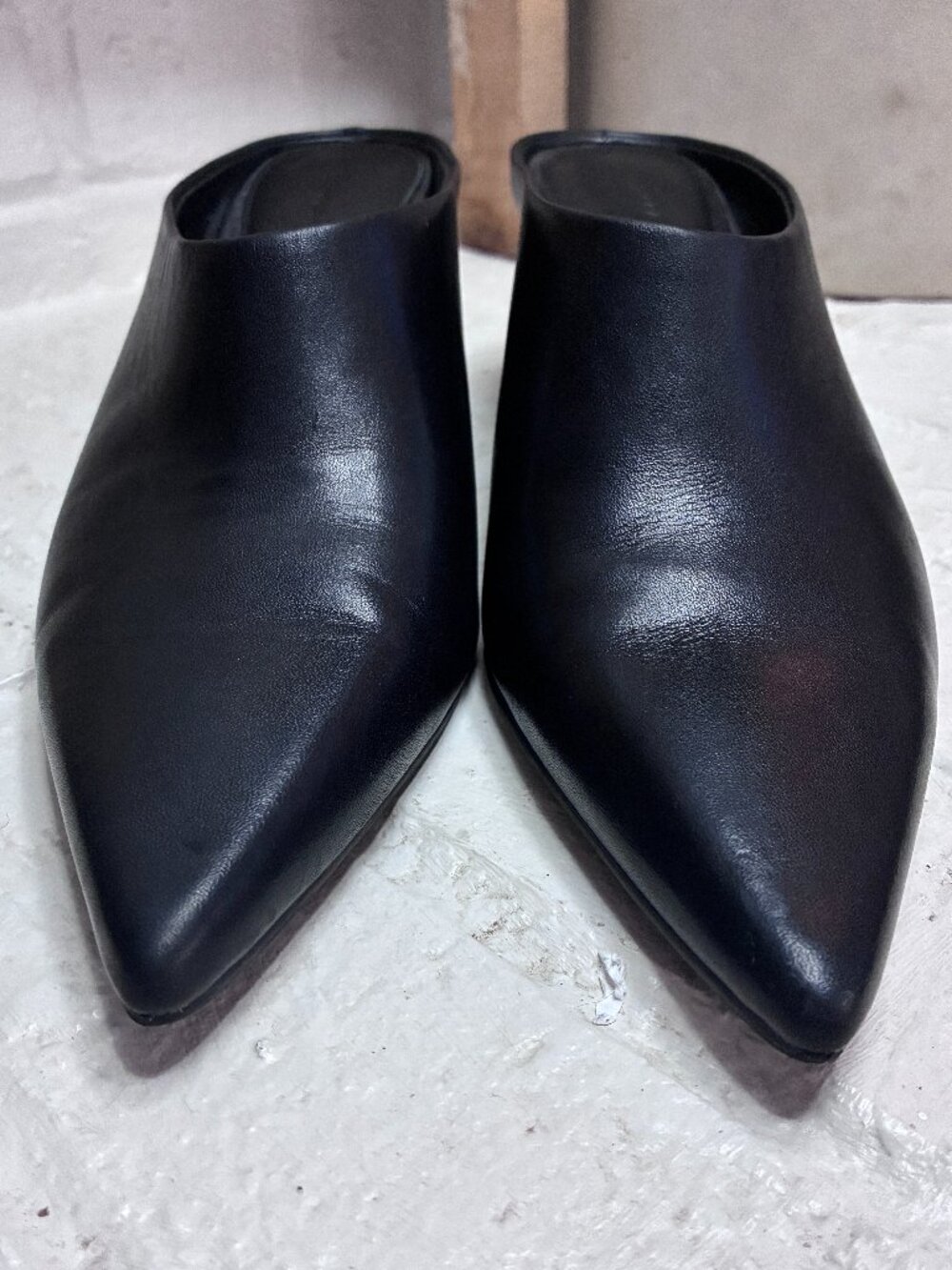 Rebecca Minkoff Tabitha Mule - Size 6 - Black Leather